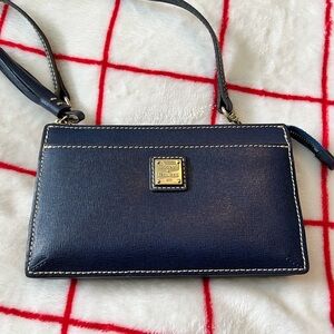 Dooney & Burke Navy blue crossbody